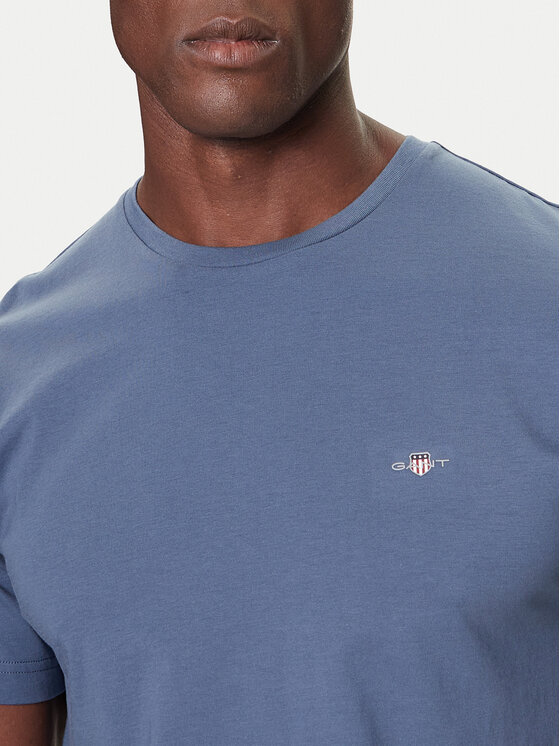 Gant Gant Футболка 2004080 Голубий Regular Fit