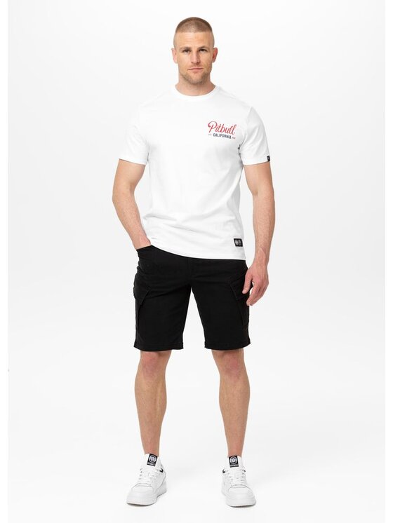 PITBULL PITBULL T-Shirt SAN DIEGO BORN Biały Regular Fit