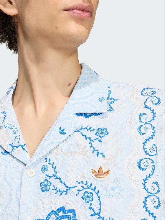 adidas adidas Koszula 165421 Niebieski jasny Loose Fit