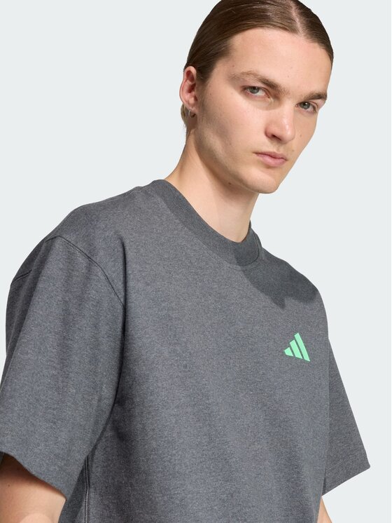adidas adidas T-Shirt 147255 Szary Loose Fit