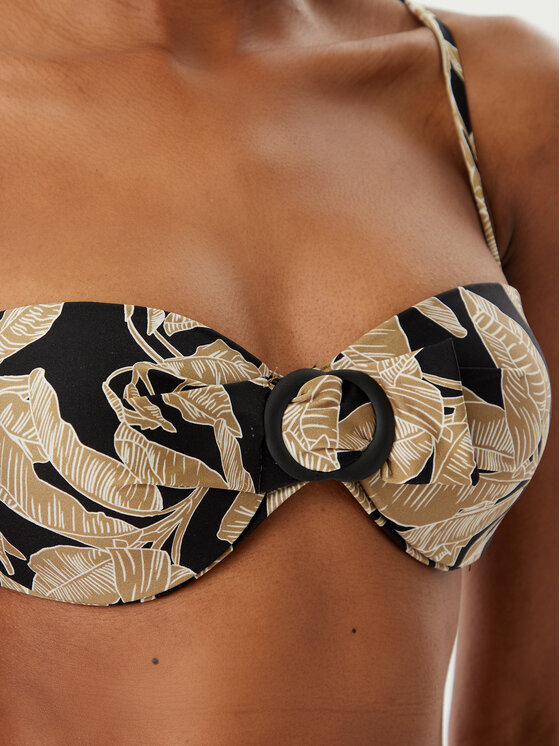 Selmark Selmark Bikini partea de sus BO316 Negru