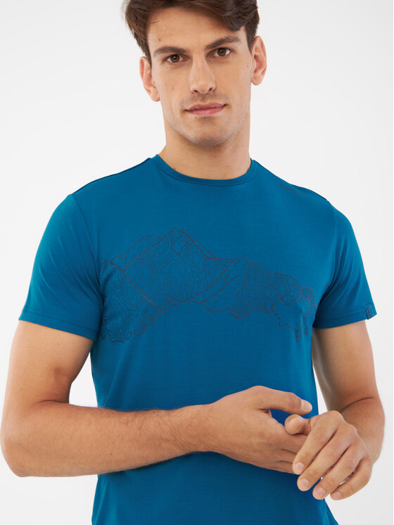 Viking Viking T-Shirt Lenta Light Man Niebieski Regular Fit