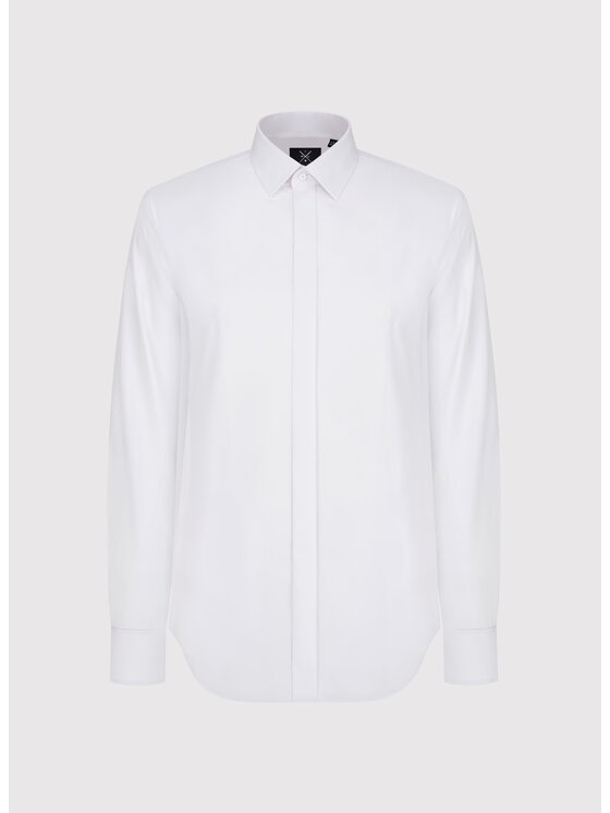 Pako Lorente Pako Lorente Koszula P000B-1X-011 Biały Regular Fit