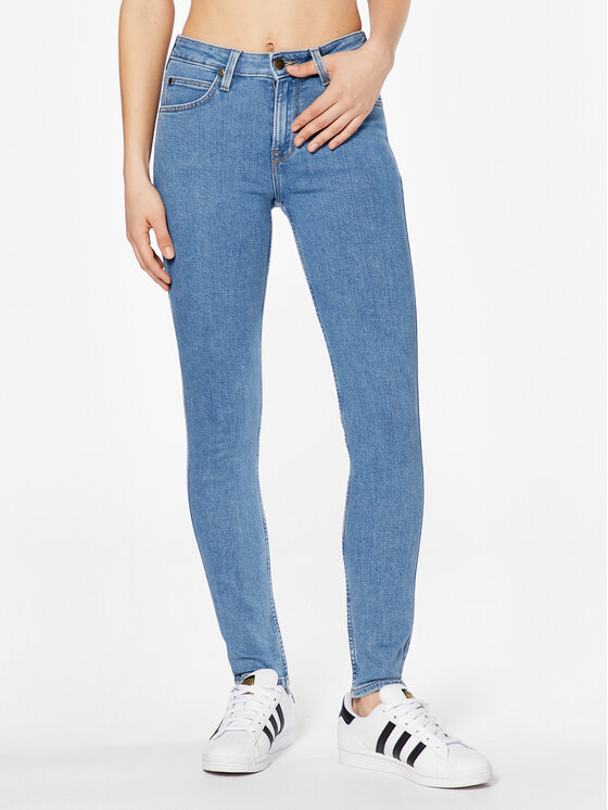 Lee Jeans hlače Scarlett L626FAB38 Modra Skinny Fit