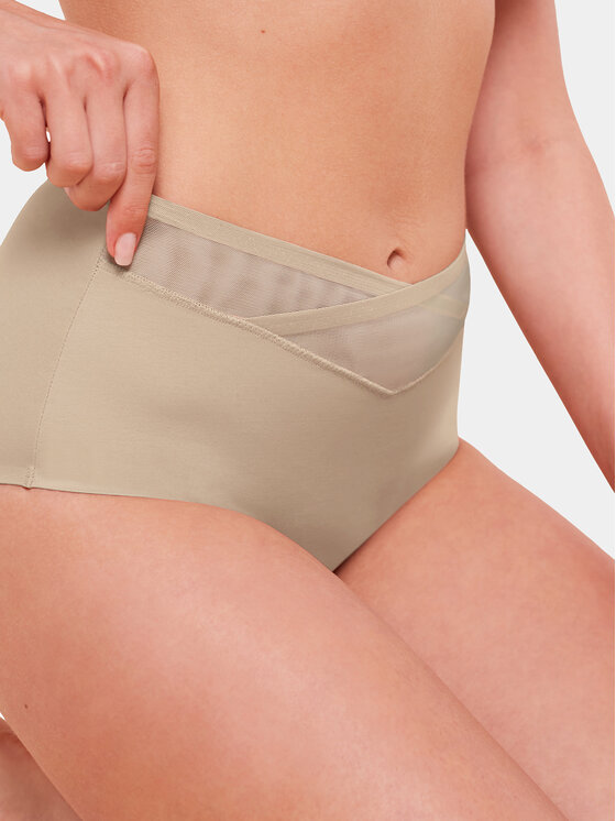Triumph Triumph Klasične spodnje hlačke z visokim pasom True Shape Sensation 10218231 Siva