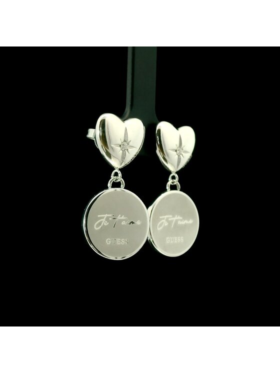 Guess Guess Náušnice JUBE01447JWRHT/U Strieborná