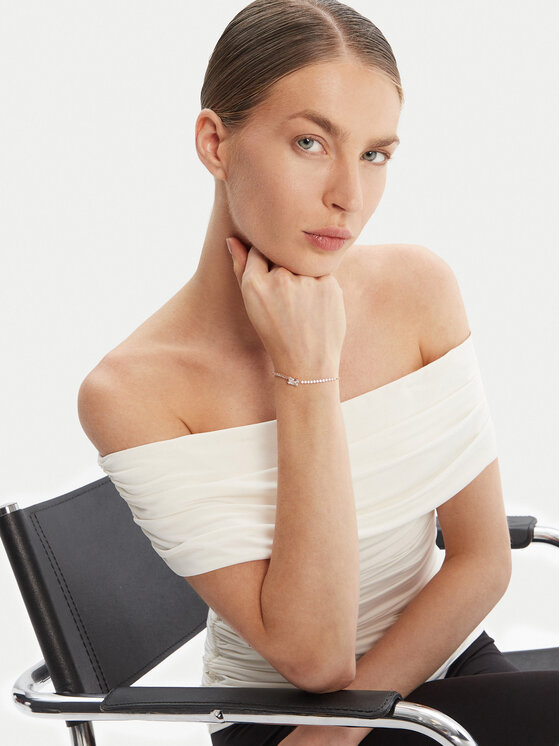 Swarovski Swarovski Браслет Tennis Matrix 5730706 Білий
