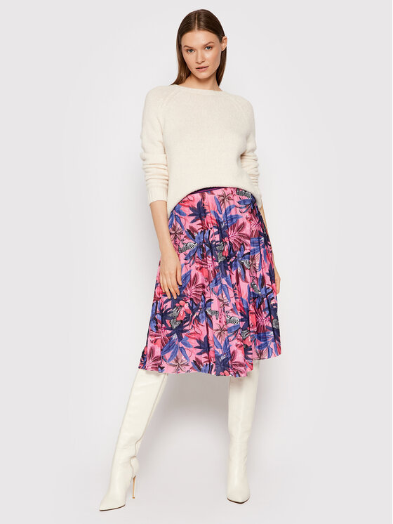 Gonna plissettata Kosi Rosa Regular Fit