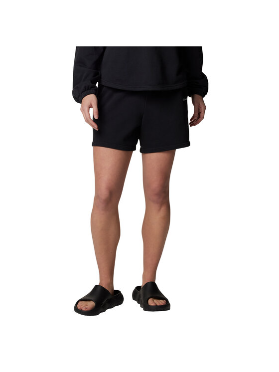 Columbia Columbia Szorty sportowe Columbia Trek French Terry Wmns Shorts Czarny Regular Fit