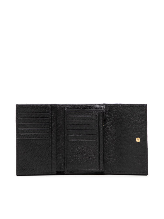 Coccinelle Coccinelle Великий жіночий гаманець MW5 Metallic Soft E2 MW5 11 66 01 Чорний