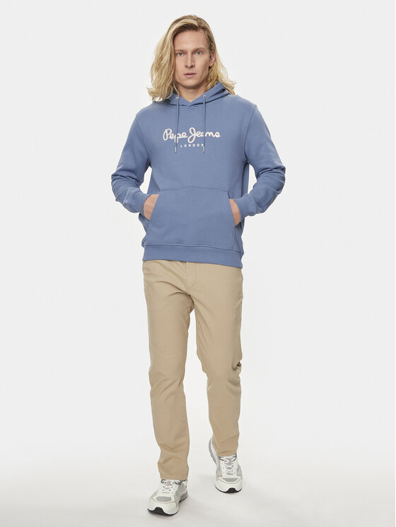 Pepe Jeans Pepe Jeans Bluză Saul PM582695 Albastru Regular Fit