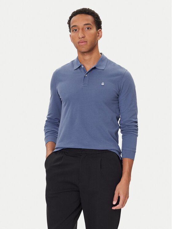 United Colors Of Benetton United Colors Of Benetton Tricou polo 3089J3204 Bleumarin Regular Fit