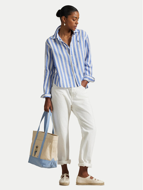 Polo Ralph Lauren Polo Ralph Lauren Košeľa 211935130008 Modrá Relaxed Fit