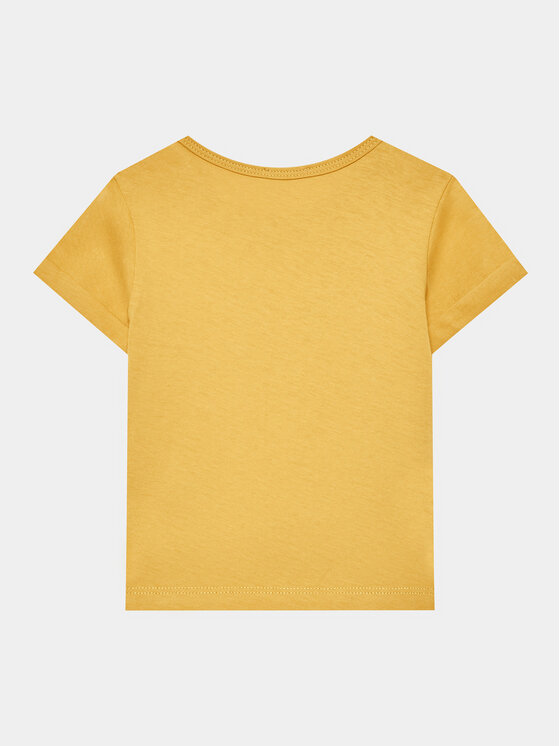 United Colors Of Benetton United Colors Of Benetton T-Shirt 3I1XA102V Żółty Regular Fit
