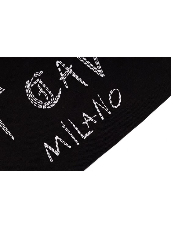 Just Cavalli Just Cavalli Tričko 78OAHT07 CJ518 899 Čierna Loose Fit