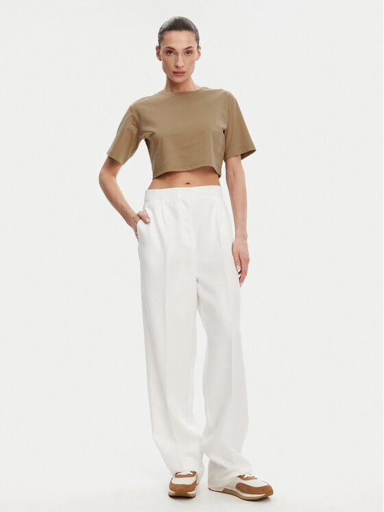 Max Mara Leisure Max Mara Leisure T-shirt 2516941098650 Smeđa Regular Fit