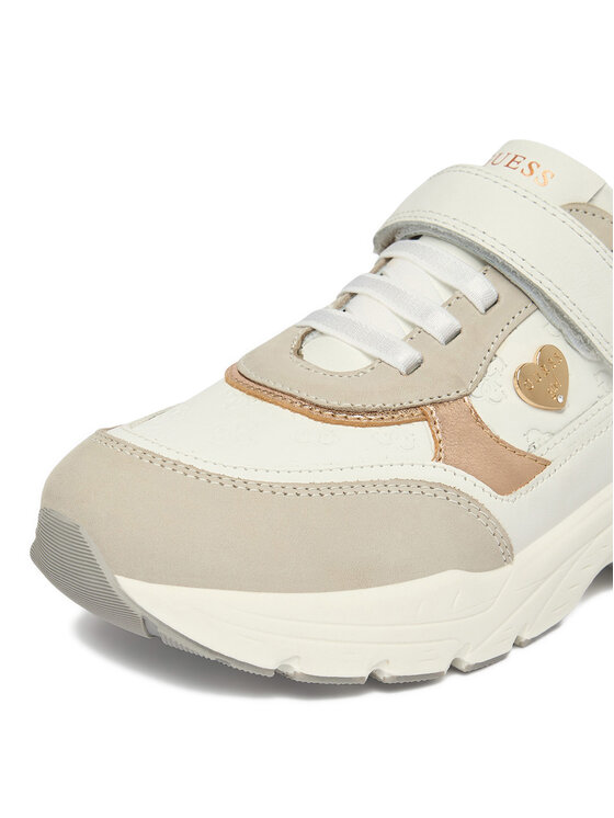 Guess Guess Sneakersy CEO-CI12-TONIC-01 Biela