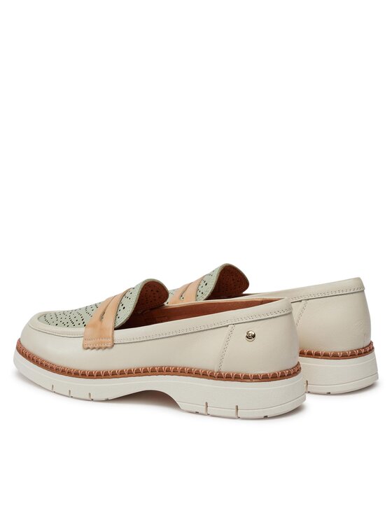 Pikolinos Pikolinos Мокасини Henares W1A-3864C1 Бял