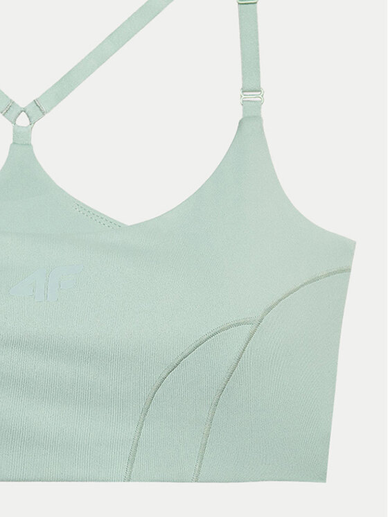 4F 4F Sportski grudnjak 4FWAW24USBAF143 Zelena