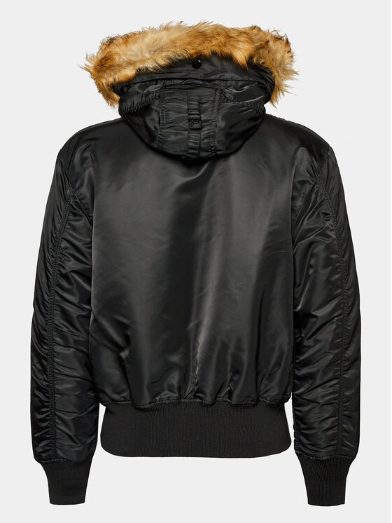 Alpha Industries Alpha Industries Kurtka zimowa 45P 144103 Czarny Relaxed Fit