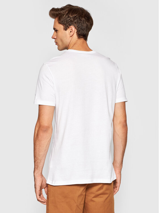 United Colors Of Benetton United Colors Of Benetton T-krekls 3U53J1F15 Balts Regular Fit