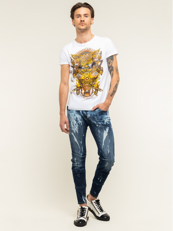 T-shirt Swaróg Bianco Slim Fit