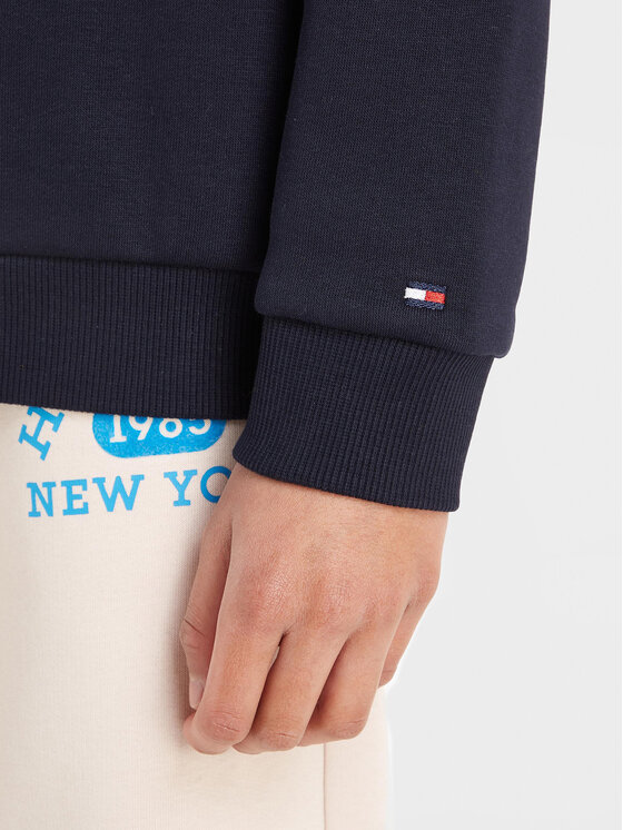 Tommy Hilfiger Tommy Hilfiger Μπλούζα KB0KB08497 S Σκούρο μπλε Regular Fit