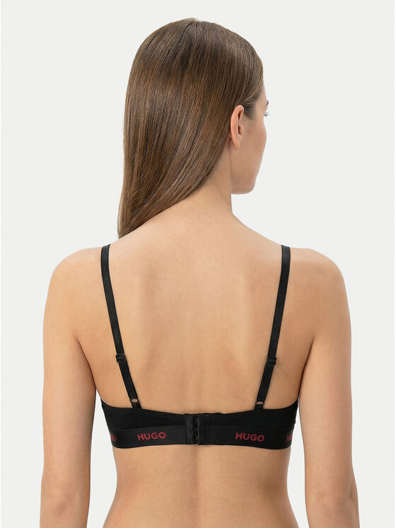 HUGO HUGO Bralette rinnahoidja 50557093 Must