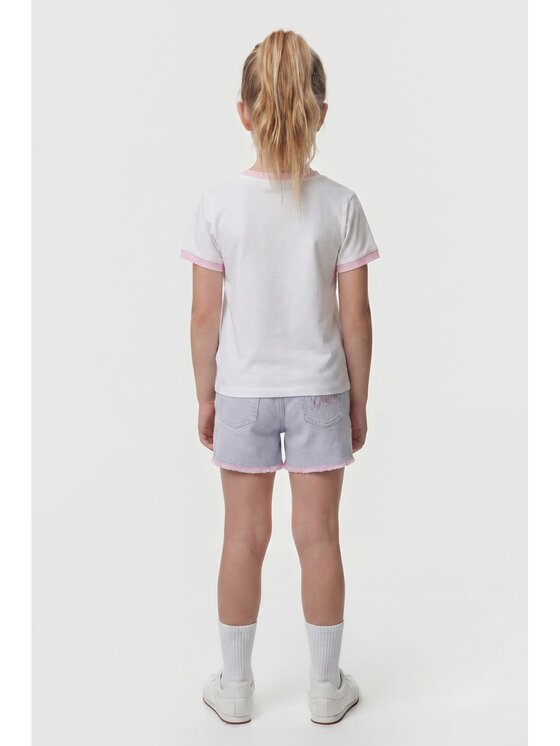 Guess Kids Guess Kids Spodnie materiałowe 181364 Różowy Regular Fit