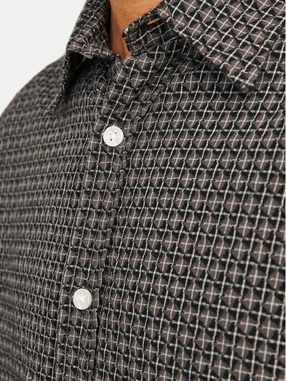 Jack & Jones Jack & Jones Koszula Joshua 12260673 Brązowy Relaxed Fit