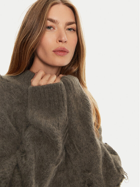 Munthe Munthe Maglione Taccu 243160724373 Marrone Loose Fit