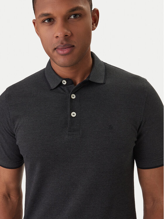 Jack & Jones Jack & Jones Polo Paulos 12136668 Μαύρο Slim Fit