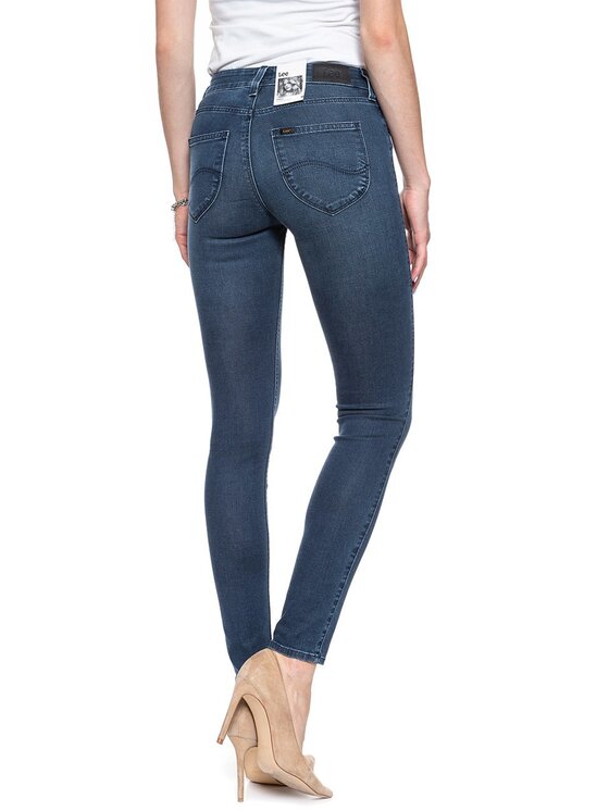 Lee Lee Jeansy JODEE Niebieski Skinny Fit