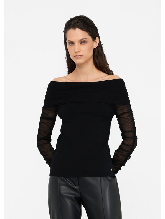 Liu Jo Liu Jo Maglione CF5033MS99E22222 Nero Slim Fit