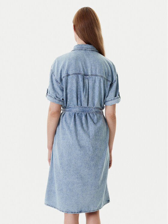 Mustang Mustang Rochie de blugi Camilla 1016564 Albastru Regular Fit