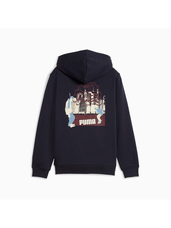 Puma Puma Bluza 688469 Niebieski Regular Fit
