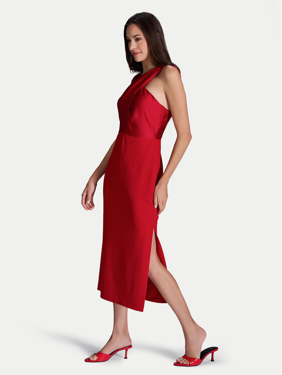 Swing Swing Rochie cocktail 5AI17900 Roșu Slim Fit