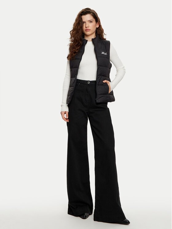KARL LAGERFELD KARL LAGERFELD Vesta 246W1512 Čierna Slim Fit