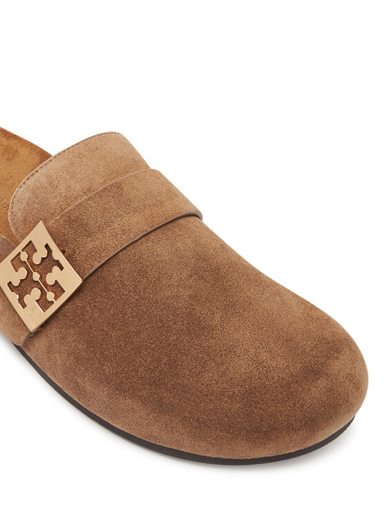 Tory Burch Tory Burch Plätud Mellow Mule 154446 Pruun