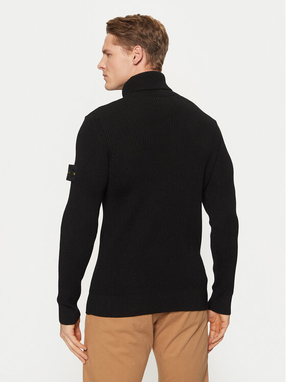 Stone Island Stone Island Rolák 8115552C2 Černá Regular Fit