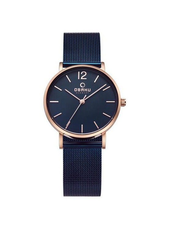 Obaku Obaku Hodinky V197LXVLML1 Modrá