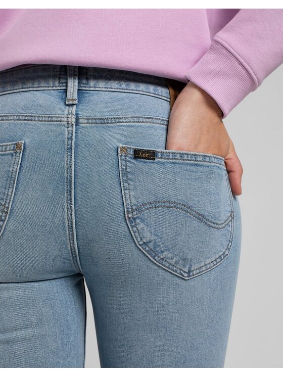 Lee Lee Jeansy SCARLETT Niebieski Skinny Fit