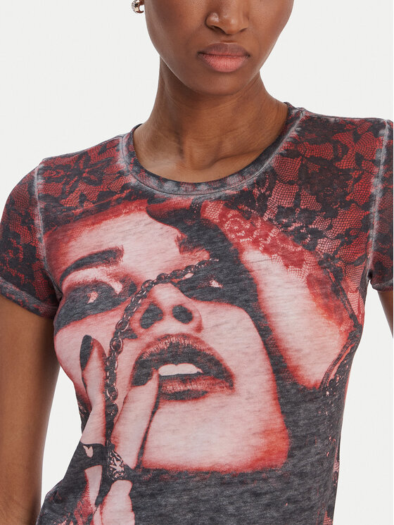 Guess Guess T-Shirt W6RI50 KCCG0 Barevná Regular Fit