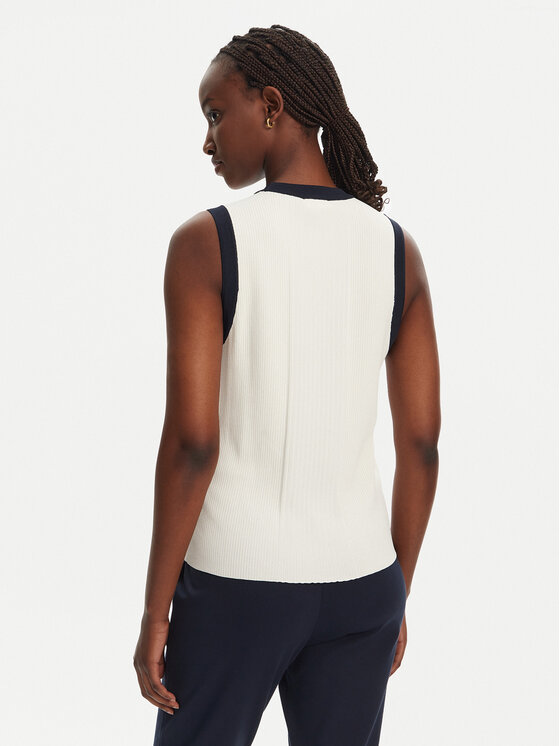 Liu Jo Sport Liu Jo Sport Džemper TA5092 MS022 Bijela Regular Fit