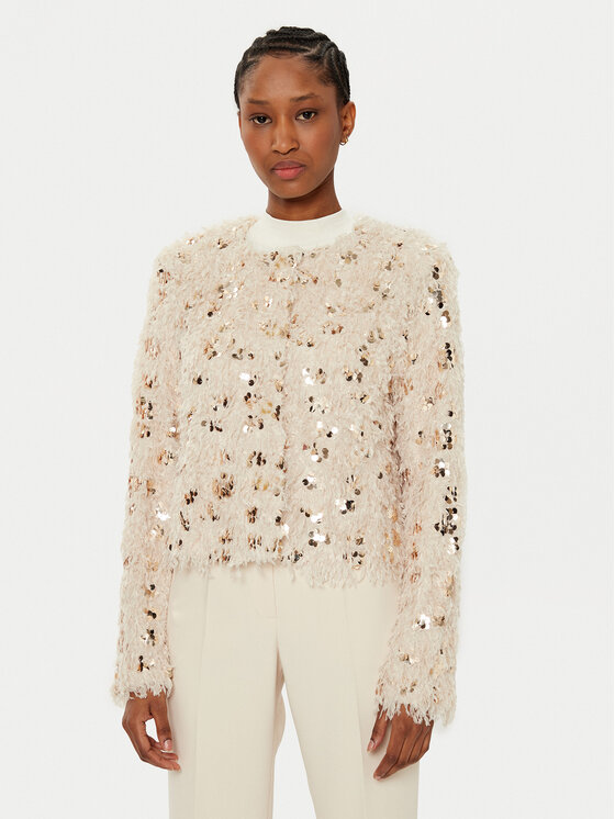 OUI OUI Giacca da abito 88857 Beige Regular Fit