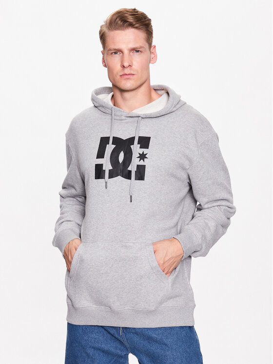 DC Mikina ADYSF03099 Sivá Regular Fit