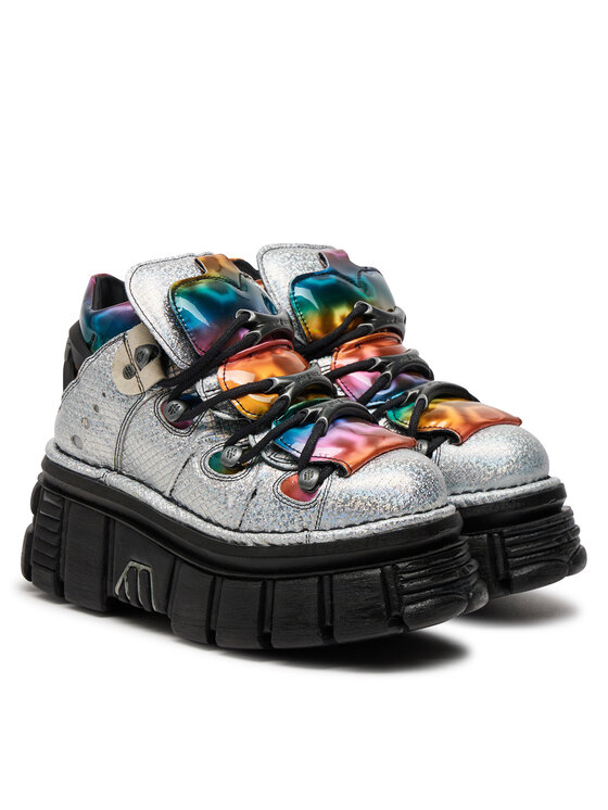 NEW ROCK NEW ROCK Sneakers M-106-C52 Argento