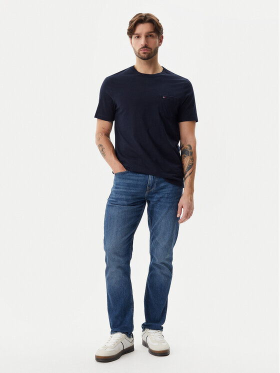 Tommy Hilfiger Tommy Hilfiger Marškinėliai Essential MW0MW37283 Tamsiai mėlyna Regular Fit