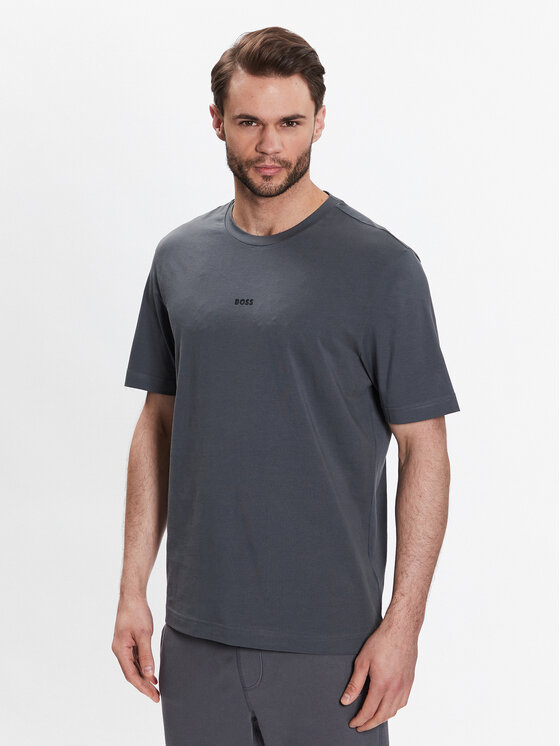 BOSS Boss Majica 50473278 Siva Relaxed Fit