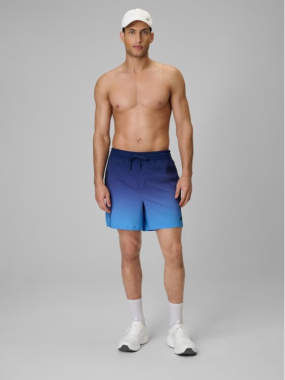 4F 4F Szorty kąpielowe 4FRSS26UBDSM224-31S Granatowy Regular Fit